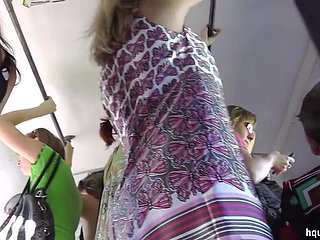 Upskirt video maruz sıcak göt
