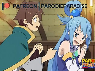Aqua pays of say no to l. hentai