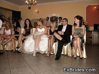 يوم الزفاف upskirts!