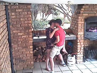 Spycam: coppia di alloggi per auto -catering CC TV scopare sul galilee anteriore della riserva naturale