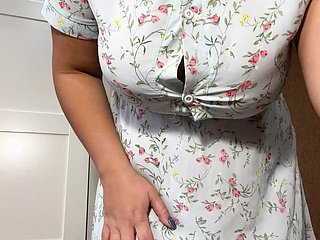Bosomy Eva loves to masturbate will not hear of pussy beside will not hear of fingers, filthy talk, Eva's uproarious moans