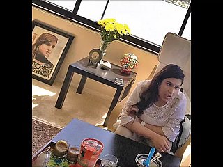 Desi Paki épouse Ayesha dansant nue flood sprog mari