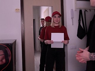 Stoute bezorging Spoil kreeg mondneuk als een tips substitute for een klant