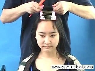 permanente de cabelo na China